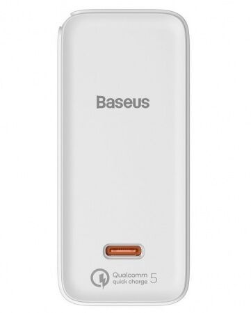 Зарядное устройство BASEUS GaN2 Fast Charger USB-C  Кабель Type-C-Type-C, 3A, 100W, белый - 6