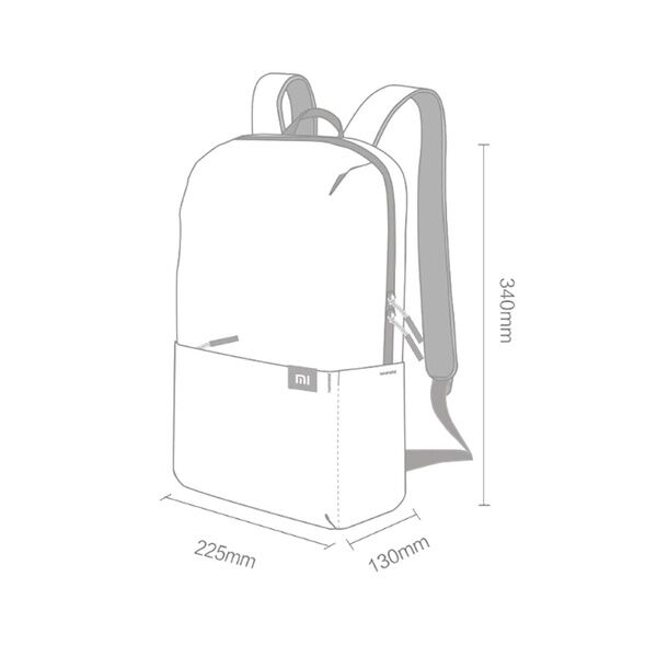 Рюкзак Xiaomi Mi Bright Little Backpack 10L (Red/Красный) : отзывы и обзоры - 8
