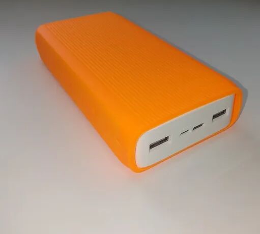 Силиконовый чехол для Xiaomi Mi Power Bank 3 20000 mAh (Orange) - 2