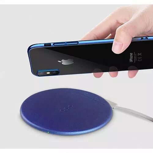 Беспроводное зарядное устройство VH Qi Wireless Charger 10W (Blue/Голубой) : отзывы и обзоры - 4