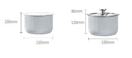 Xiaomi 17PIN Stainless Steel Pot Set (Pink/Розовый) : характеристики и инструкции - 5