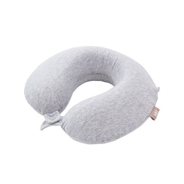 Подушка для шеи Xiaomi 8H Memory Cotton U-shaped Neck Pillow (Grey/Серый) 