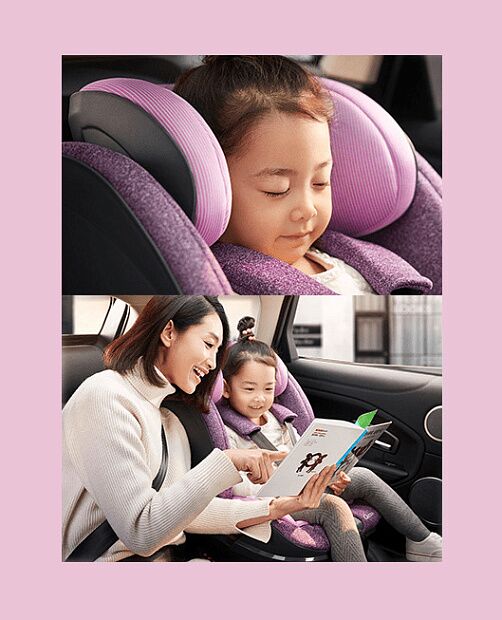 Xiaomi Qborn Child Safety Seat Style (Purple) - 3