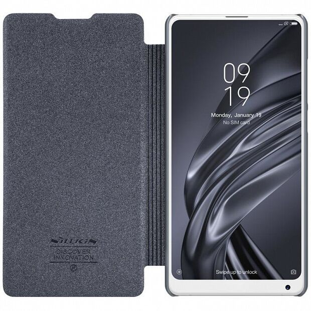 Чехол для Xiaomi Mi Mix 2S Nillkin Sparkle Leather Case (Grey/Серый) - 2