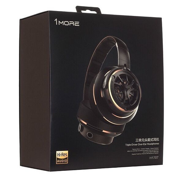 Наушники 1More Triple Driver Over Ear Headphones H1707 (Gold/Золотой) - отзывы владельцев и опыте использования - 2
