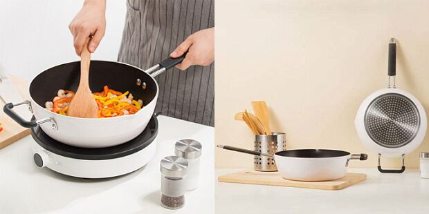 Сковорода Zhiwu Cooking Frying Pan GJC03CM (White/Белый) : характеристики и инструкции - 4