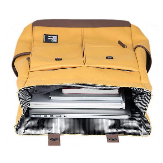 Xiaomi 90 Points Vitality College Casual Backpack (Yellow) - 3