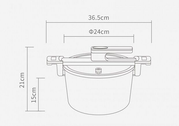 Кастрюля HuoHou Micro Pressure Ceramic Non-Stick Soup Pot (Green/Зеленый) : характеристики и инструкции - 2