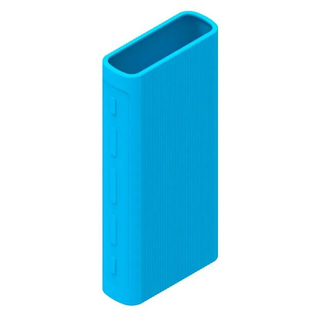 Силиконовый чехол для Xiaomi Mi Power Bank 3 20000 mAh (Blue) - 1
