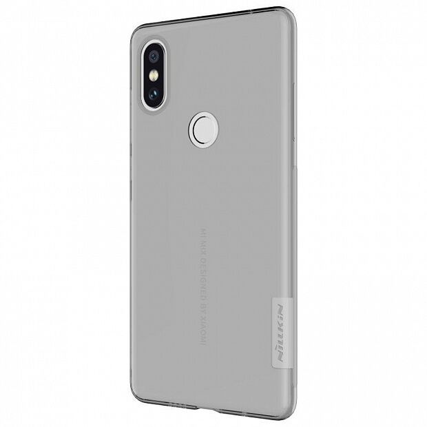 Силиконовый чехол для Xiaomi Mi Mix 2S Nillkin TPU Case (Grey/Серый) - 4