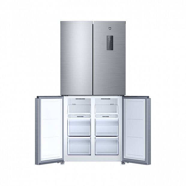 Холодильник Mijia Air-Cooled Cross Four-Door Refrigerator 486L (Grey/Серый) - 5
