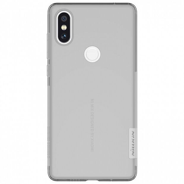 Силиконовый чехол для Xiaomi Mi Mix 2S Nillkin TPU Case (Grey/Серый) - 1