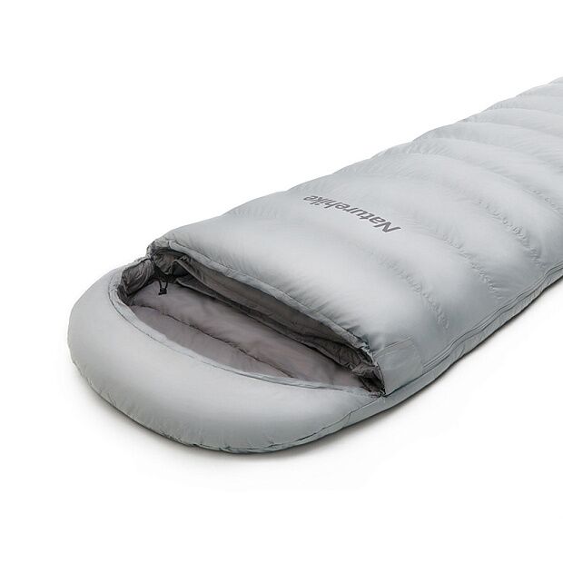 Ультралёгкий спальный мешок Naturehike RM40 Series Утиный пух Grey Size M, 6927595707159 - 3