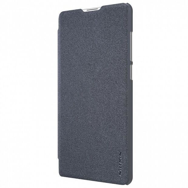 Чехол для Xiaomi Mi Mix 2S Nillkin Sparkle Leather Case (Grey/Серый) - 4