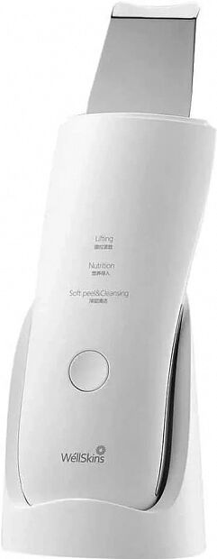 Устройство для пилинга WellSkins Ultrasonic Cleansing Beauty Instrument (White/Белый) - 1