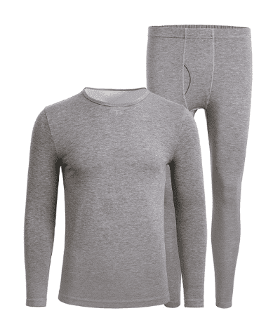 Мужская пижама Xiaomi Cotton Smith Men's Cashmere One-Piece Warm Suit (Grey/Серый) - 1