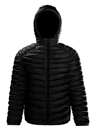 Куртка Xiaomi Cotton Smith Multi-Zone Heating Three-In-One Smart Down Jacket The Waves (Black) - 1