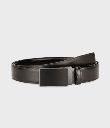 Кожаный ремень Qimian Italian Leather Double-sided Belt 120см (Black/Черный) : характеристики и инструкции 
