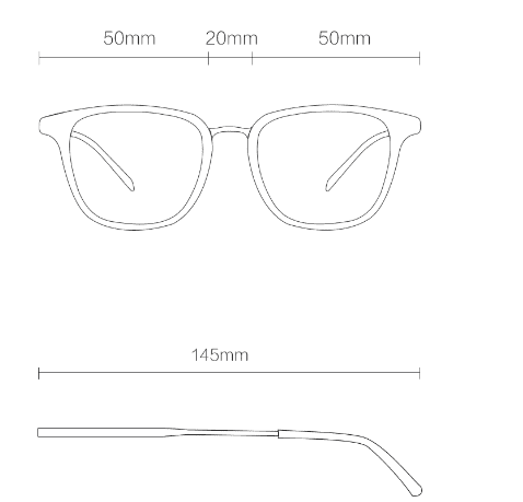 Компьютерные очки Xiaomi TS Plate College Wind Mirror (Black/Черный) : отзывы и обзоры - 2