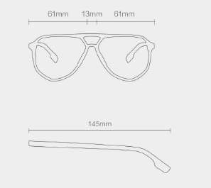 Солнцезащитные очки Xiaomi TS Plate Aviator Sunglasses (Grey/Серый) : отзывы и обзоры - 2