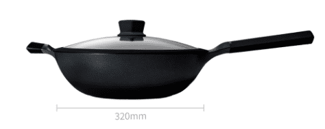 Набор сковородок Xiaomi Huoho Pan Non-Stick Set (Black/Черный) : отзывы и обзоры - 5