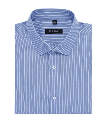 Рубашка с длинным рукавом Xiaomi Louise Diffuse Cotton Free Ironing Business Stripes (Blue/Голубой) 