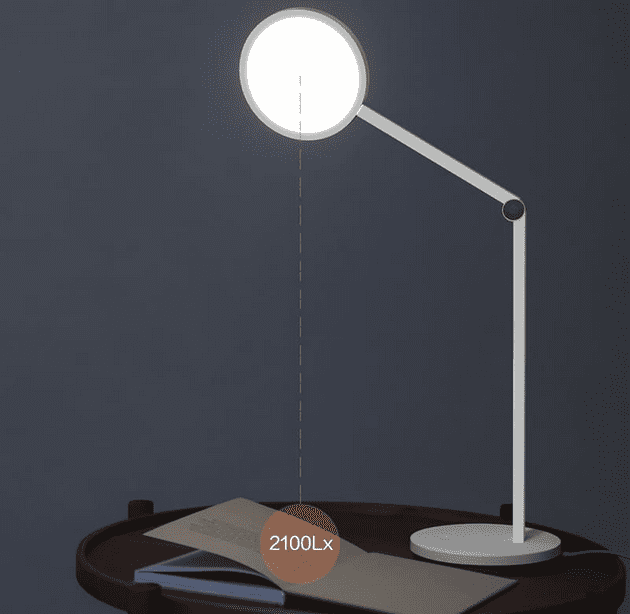 Максимальная яркость настольной лампы Xiaomi Philips AA-level Eye Protection Desk Lamp