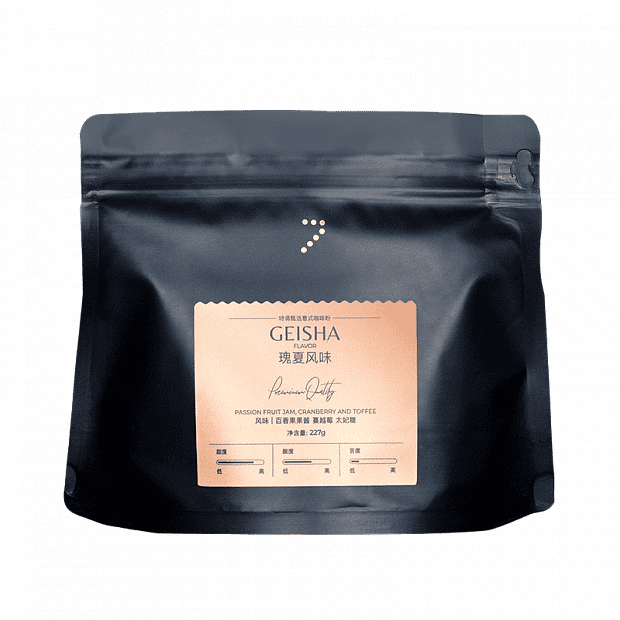 Кофе Xiaomi Seven-Time Special Espresso Coffee Powder Series Mountain Flavor Geisha 227g - 1