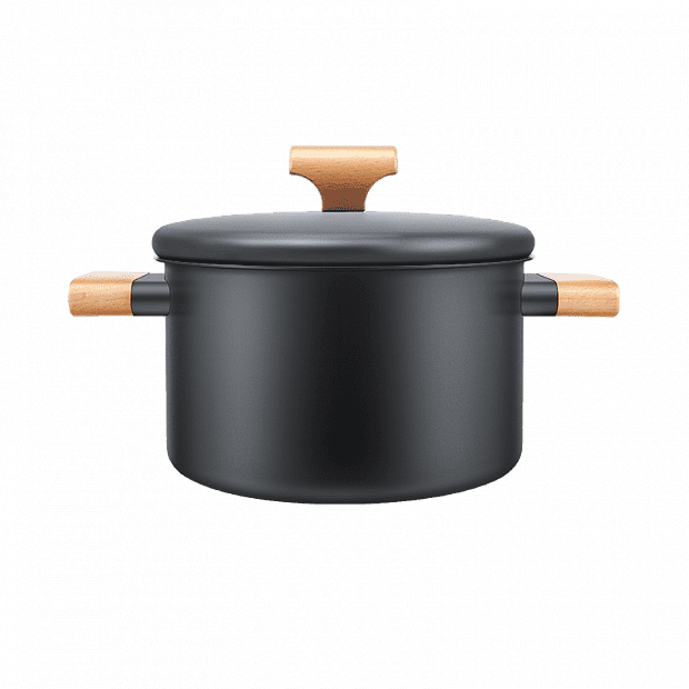 Кастрюля/пароварка Circle Kitchen Uncoated Iron Soup Pot (Black/Черный) : характеристики и инструкции - 1