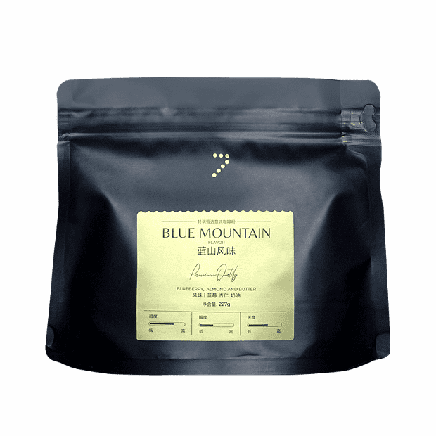 Кофе Xiaomi Seven-Time Special Espresso Coffee Powder Series Mountain Flavor Blue Mountain 227g - характеристики и инструкции на русском языке - 1