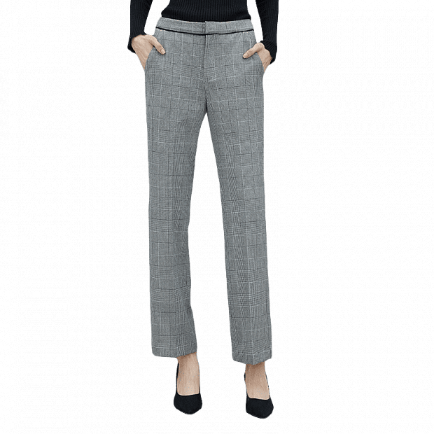 Xiaomi 10:07 Vintage Plaid Fashion Pipe Pants (Grey) 