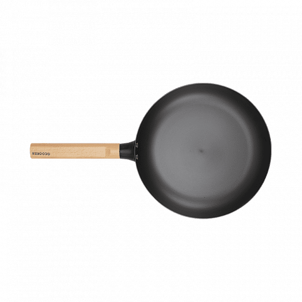 Сковорода Xiaomi Circling Kitchen Uncoated Fine Iron Stainless Frying Pan (Black/Черный) : отзывы и обзоры - 1