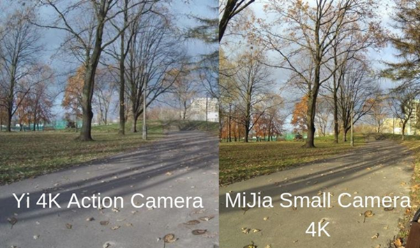 Сравнение качества фото Xiaomi MiJia Small Camera 4K и Yi 4K Action Camera Сравнение фотографий MiJia Small Camera 4K и Yi 4K Action Camera