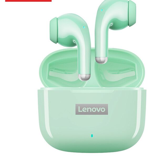 Беспроводные наушники Lenovo P40 pro Bluetooth 5.1 зеленый - 2