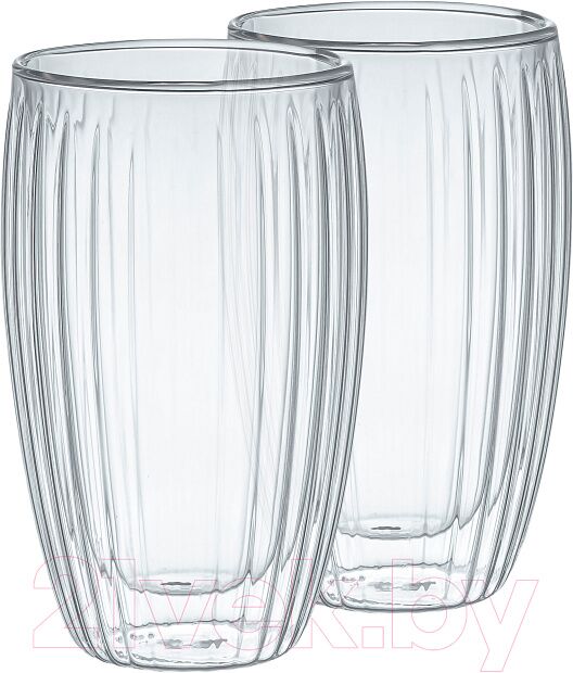Набор стаканов 2 шт с двойными стенками Makkua Glass Cozyday 1 (1GC440) - 2
