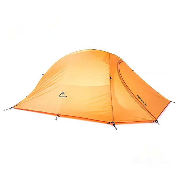 Палатка Naturehike Cloud UP II 210T NH17T001-T двухместная с ковриком, оранжевая, 6927595730584 - 1